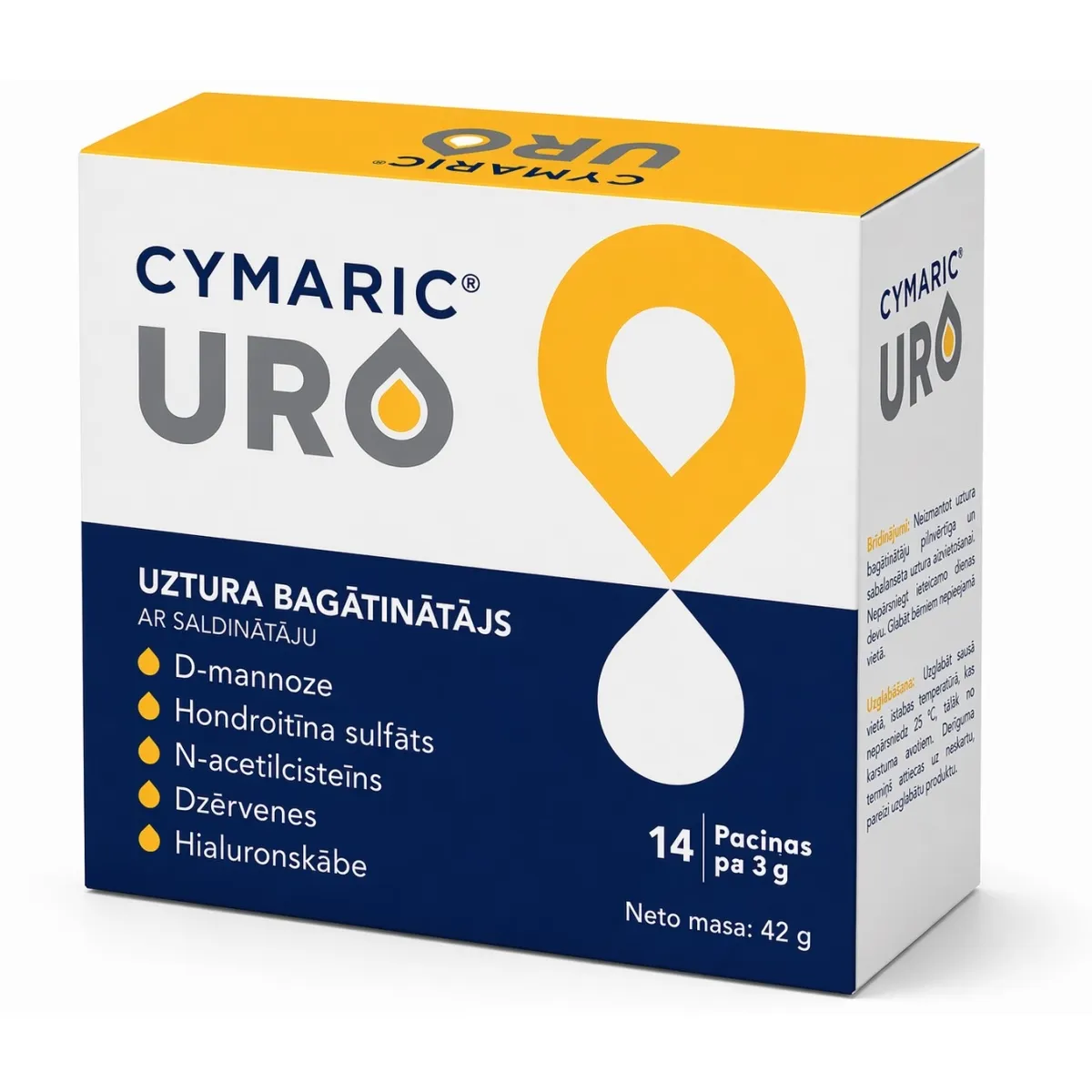 CYMARIC® Uro pulveris, 14 gab - Produkta attēls