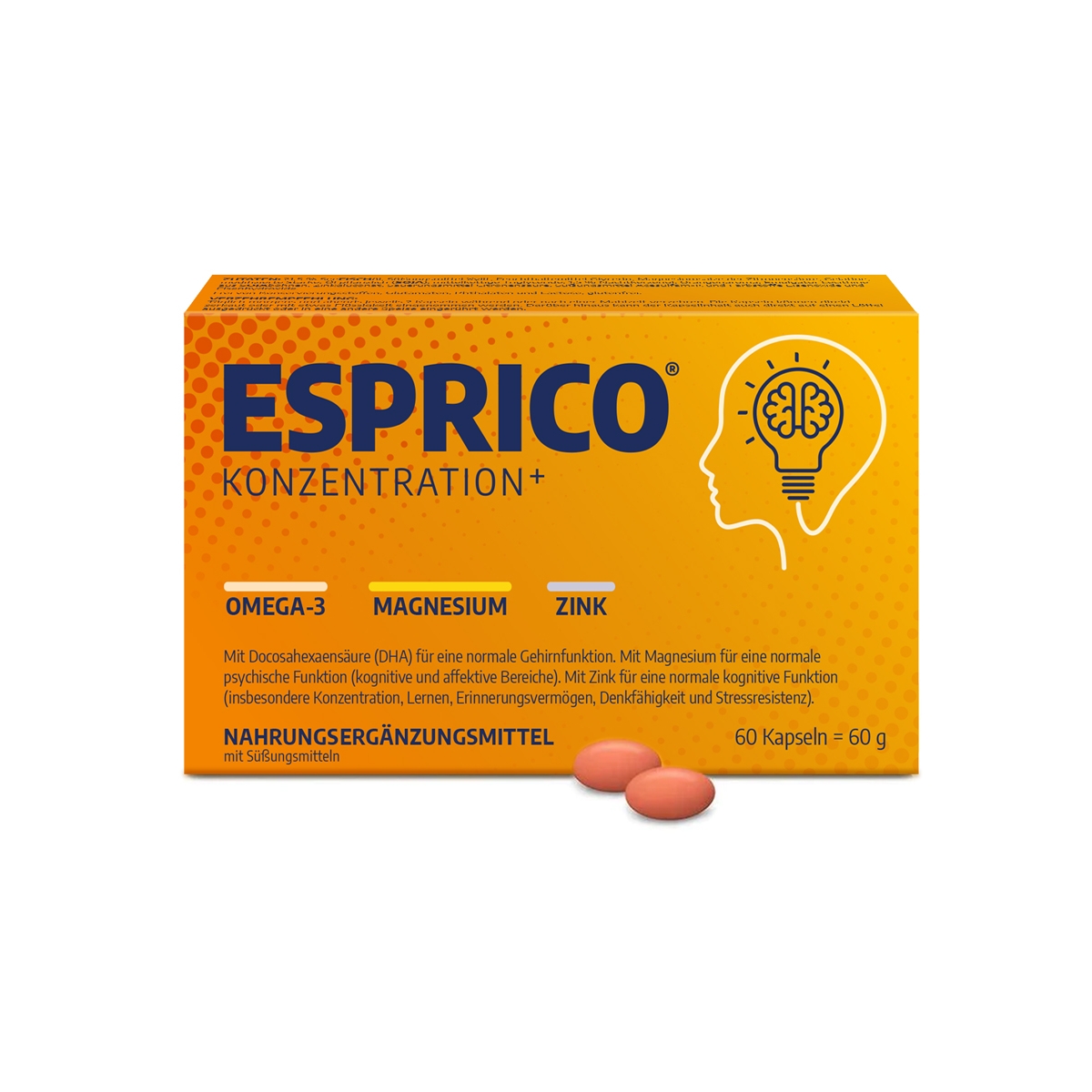 ESPRICO košļājamās augļu kapsulas, 60 gab. - Produkta attēls