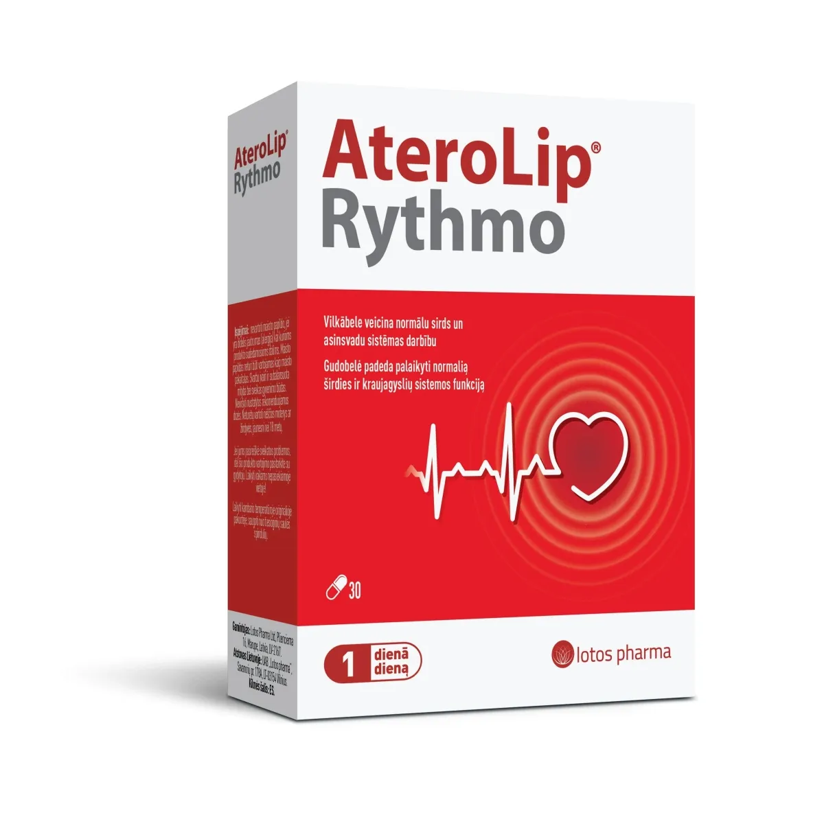 AteroLip Rythmo kapsulas, 30 gab - Produkta attēls