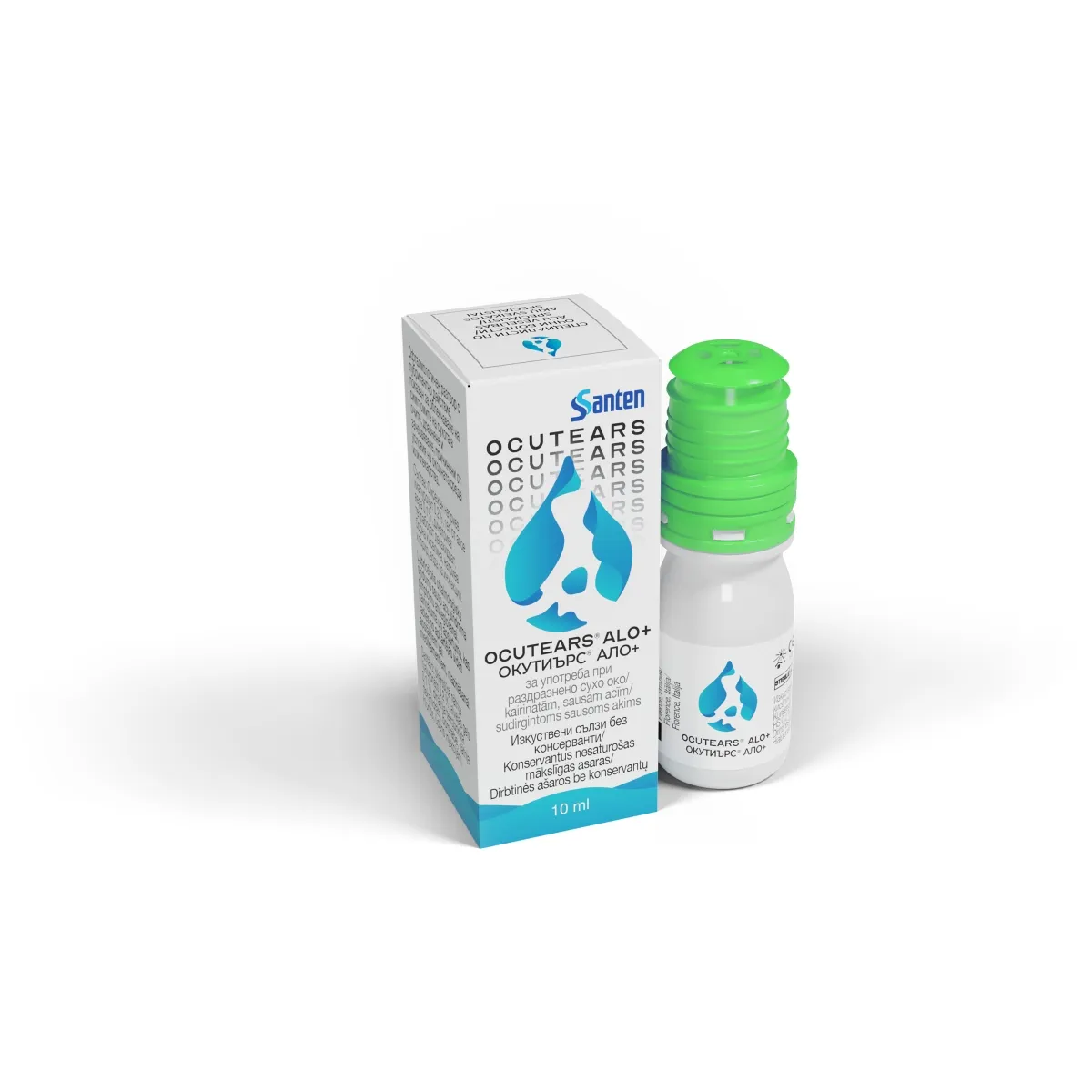 OCUTEARS Alo+ acu pilieni, 10 ml - Produkta attēls