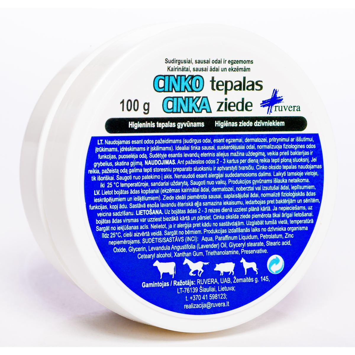 CINKA ZIEDE 100G - Produkta attēls