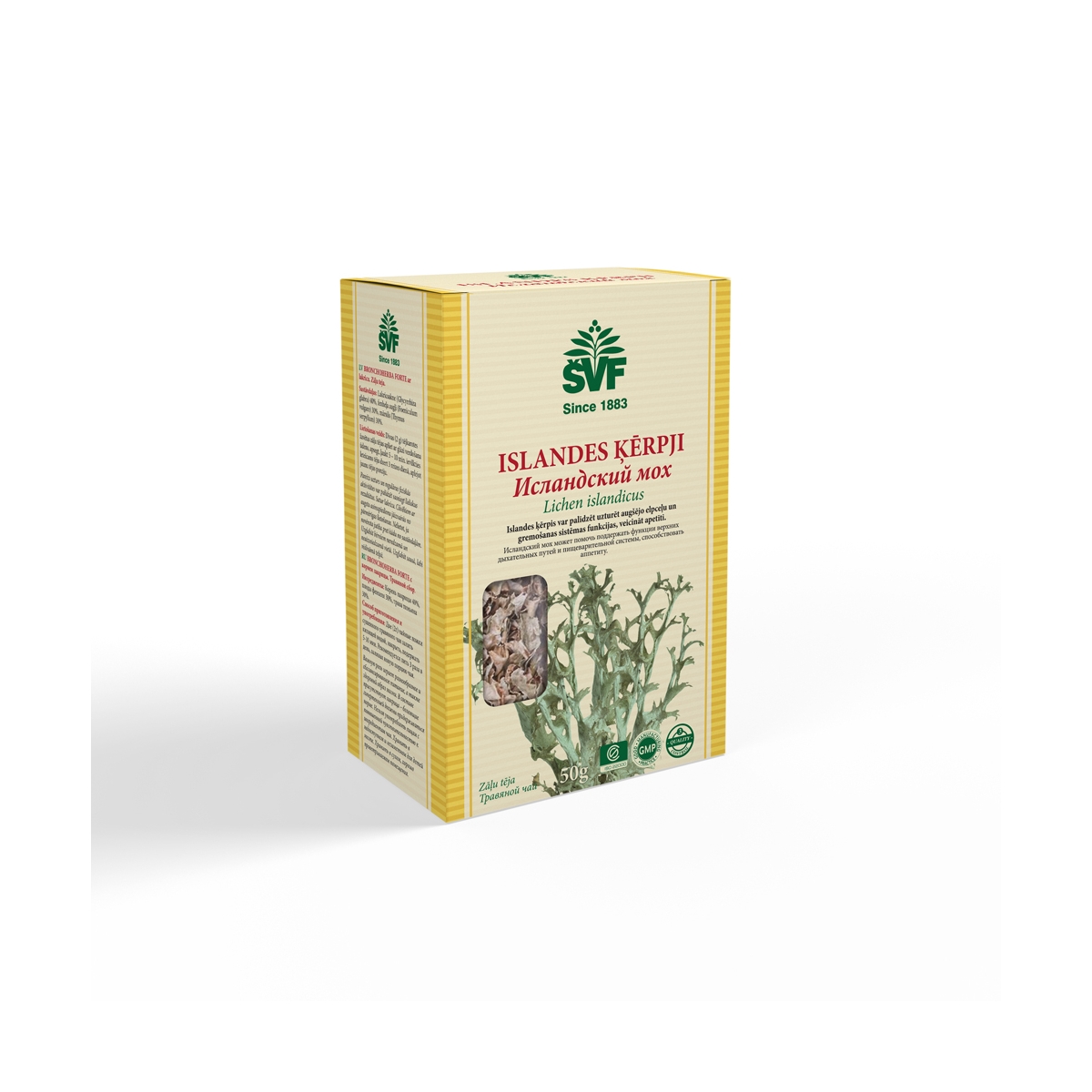 TĒJA ISLANDES ĶĒRPJI 50G (LIETUVA) - Produkta attēls