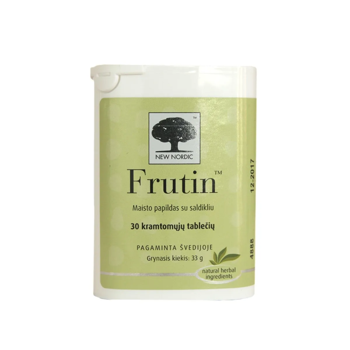 NEW NORDIC Frutin košļājamās tabletes, 30 gab. - Produkta attēls