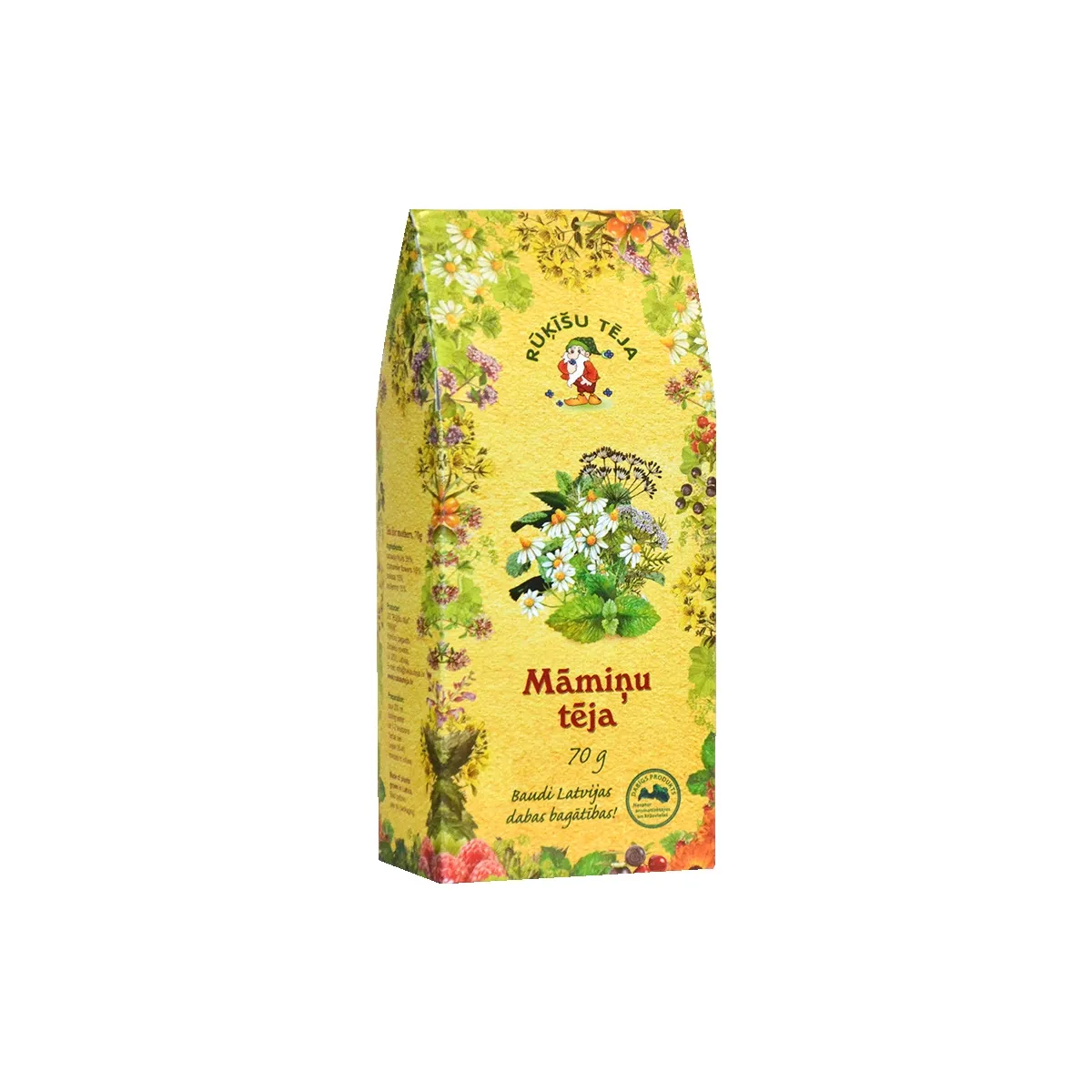 RŪĶĪŠU TĒJA MĀMIŅU 70G - Produkta attēls