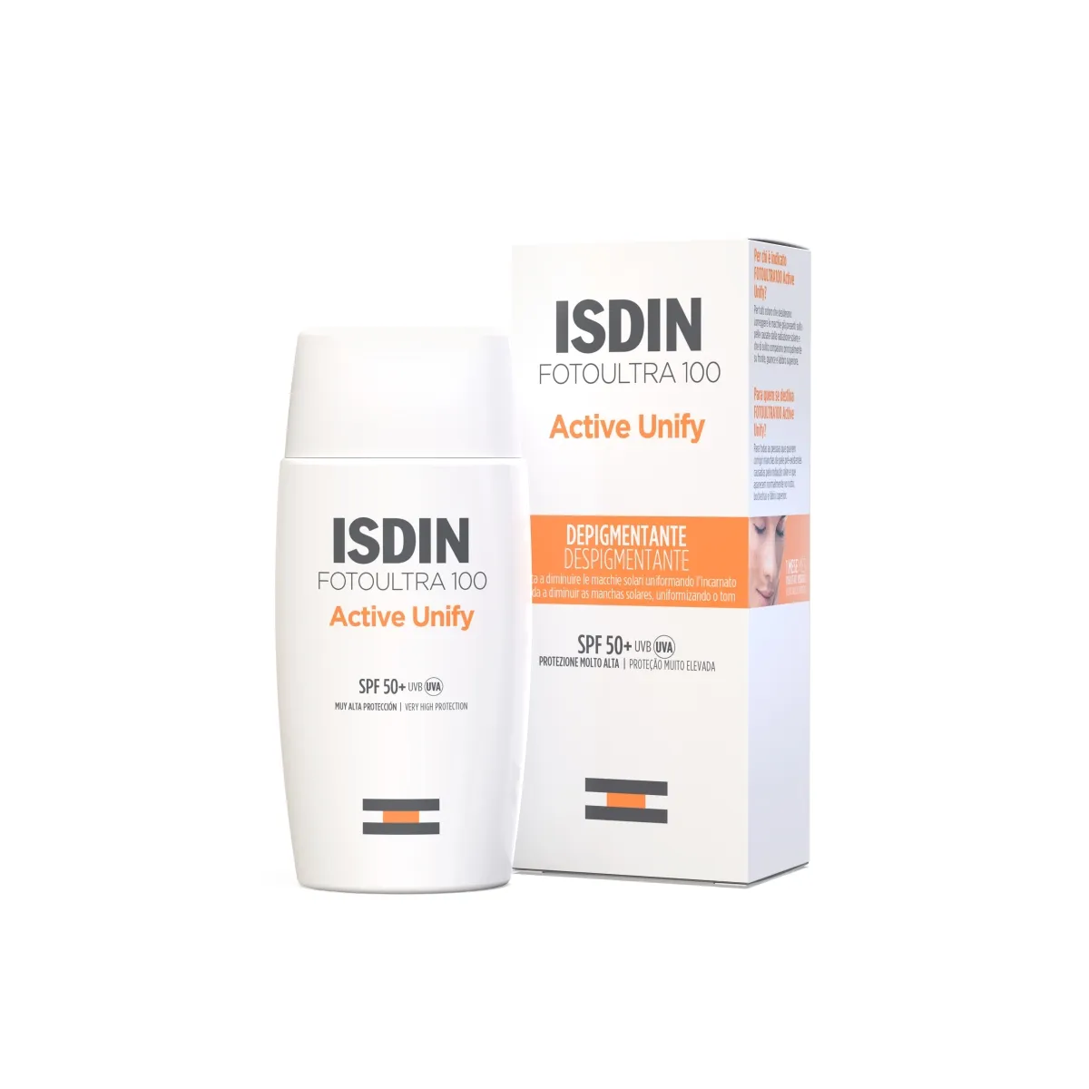 ISDIN Foto Ultra Active saules aizsarglīdzeklis SPF50+, 50 ml - Produkta attēls