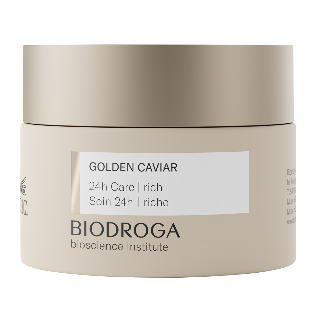 BIODROGA Golden Caviar 24h Care Rich sejas krēms, 50 ml - Produkta attēls