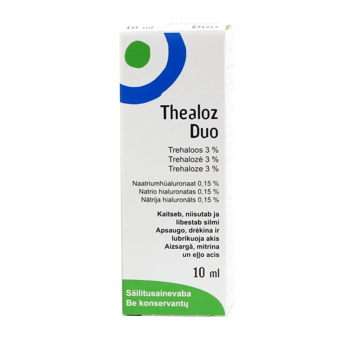 THEALOZ DUO acu pilieni, 10 ml - Produkta attēls