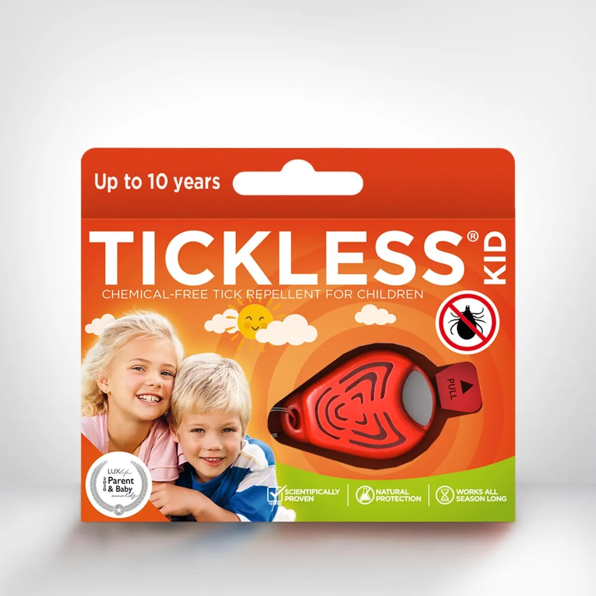 Tickless Kid ultraskaņas repelenta ierīce, oranža - Produkta attēls