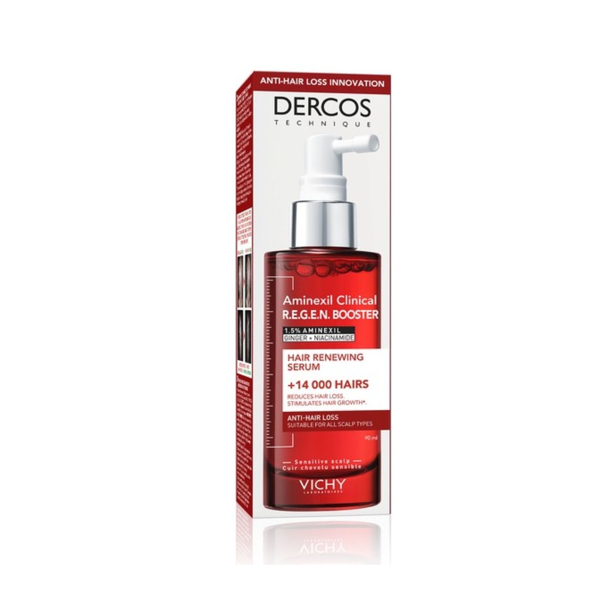VICHY Dercos R.E.G.E.N matu serums 90ml  BOJĀTS IEP - Produkta attēls