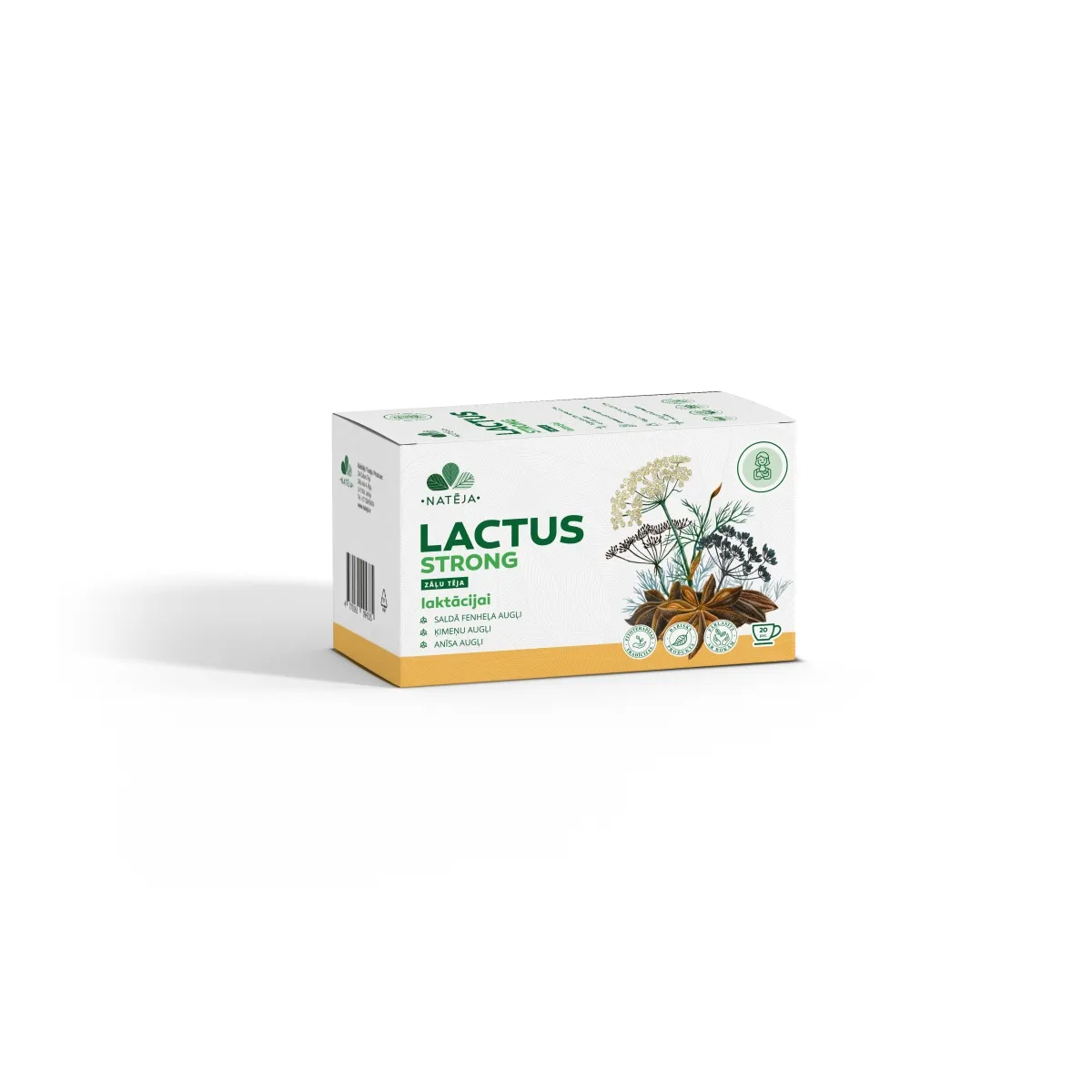 NATĒJA Lactus Strong, zāļu tēja, N20 - Produkta attēls