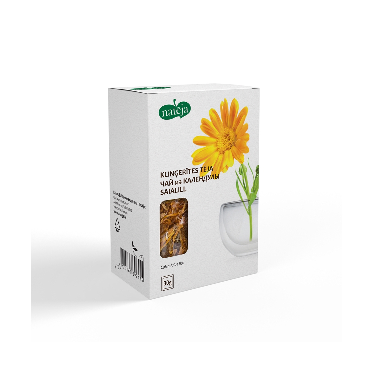 NATĒJA Kliņģerīšu tēja, 30g - Produkta attēls