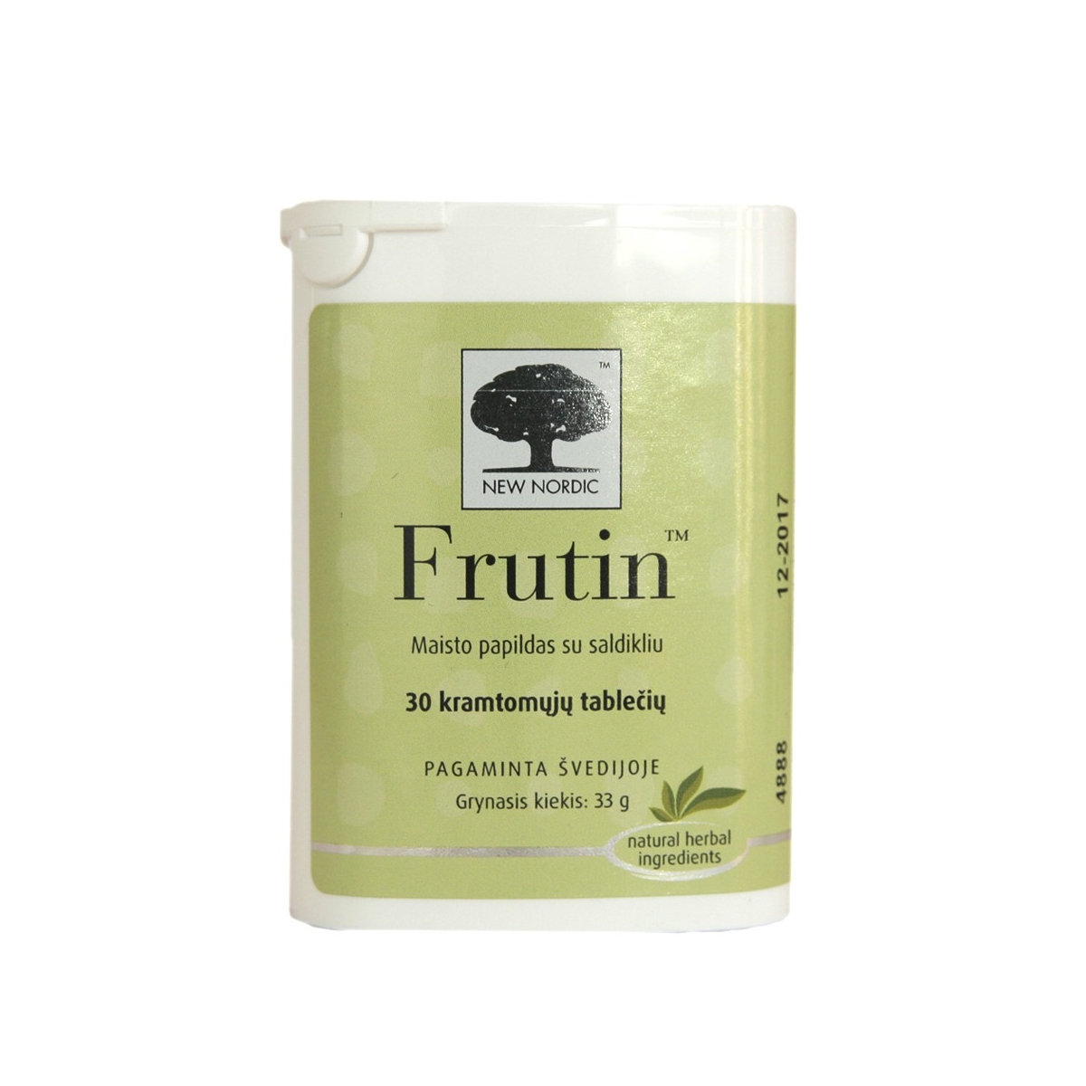 NEW NORDIC Frutin košļājamās tabletes, 30 gab. - Produkta attēls