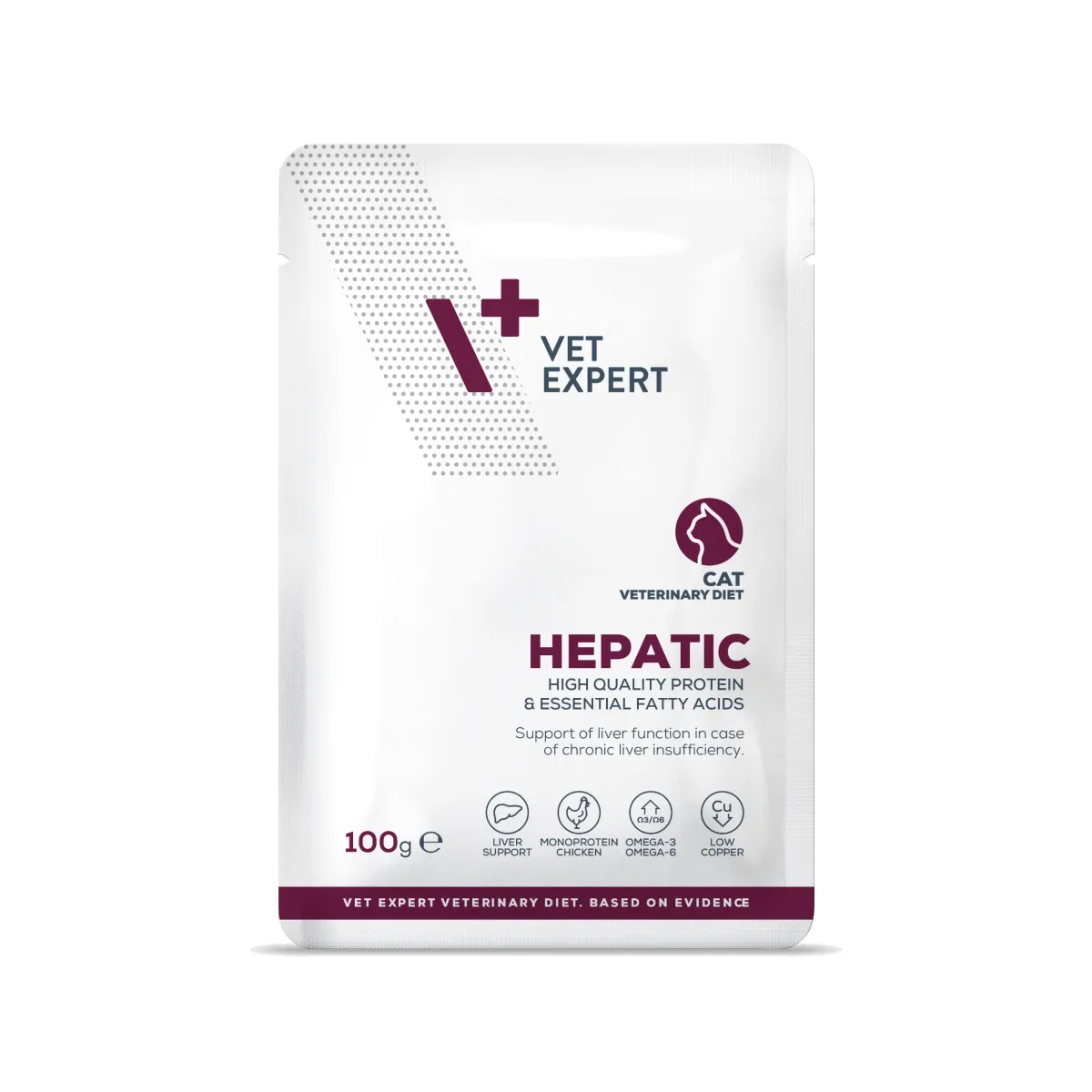 4T VD KAĶU HEPATIC PAC 100G N12 - Produkta attēls