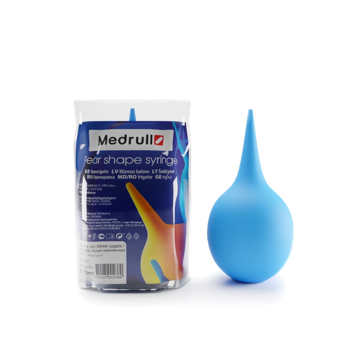 MEDRULL Balons klizmas ar mīkstu uzgali, 9 gab - Produkta attēls