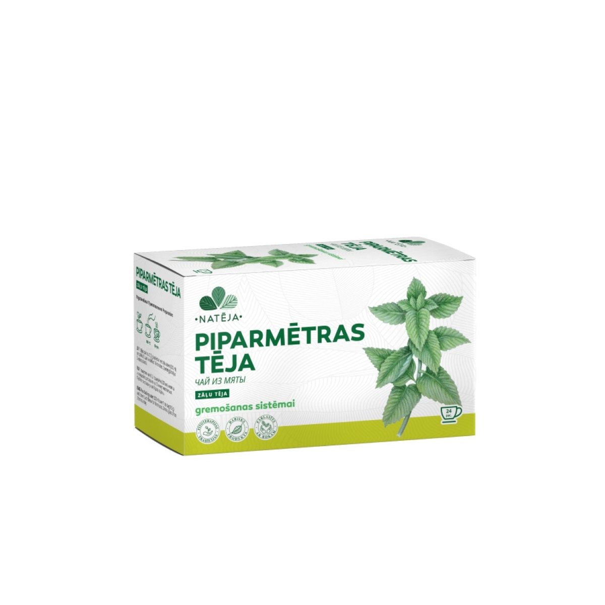 NATĒJA Piparmētras tēja paciņās, N24 - Produkta attēls