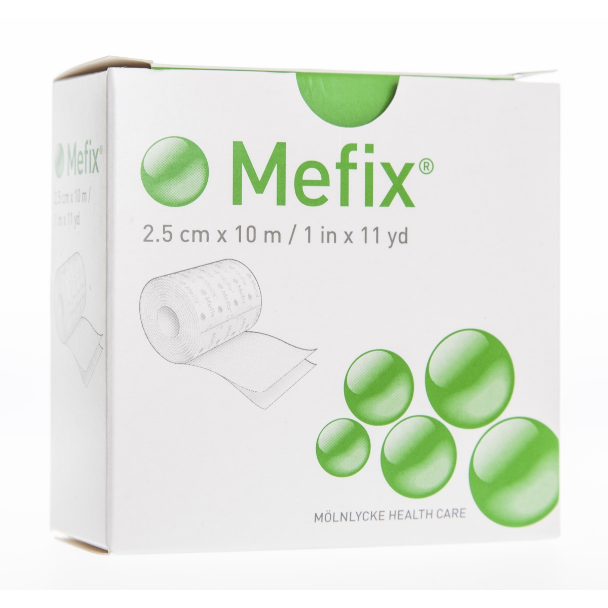 MEFIX 2,5cm x 10m, plāksteris fiksācijai - Produkta attēls