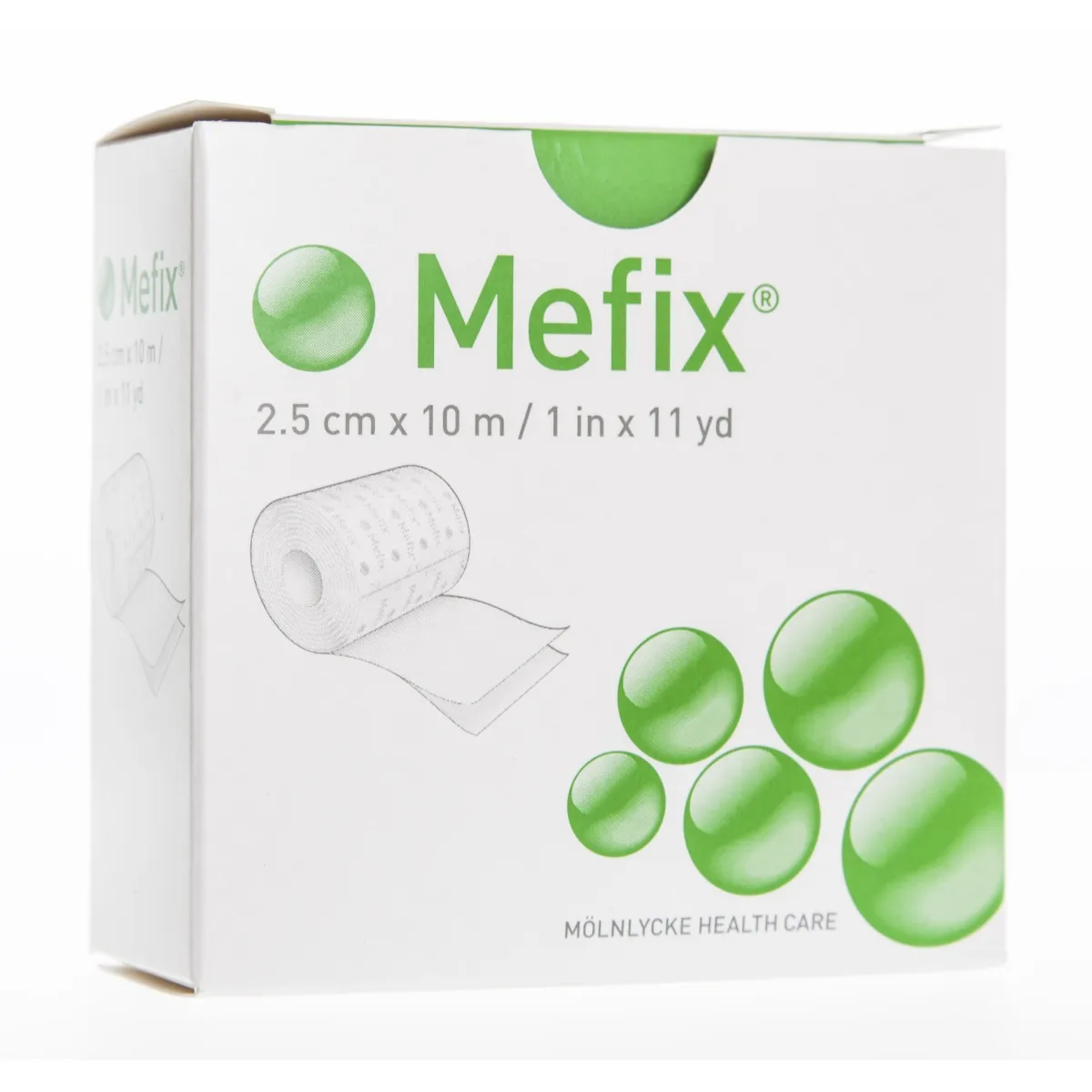MEFIX 2,5cm x 10m, plāksteris fiksācijai - Produkta attēls