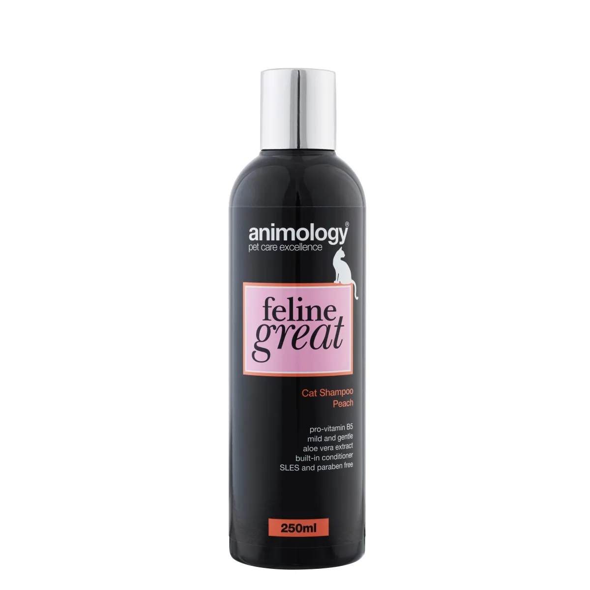 ANIMOLOGY SHAMPOO FELINE GREAT CAT 250ML PEACH - Produkta attēls