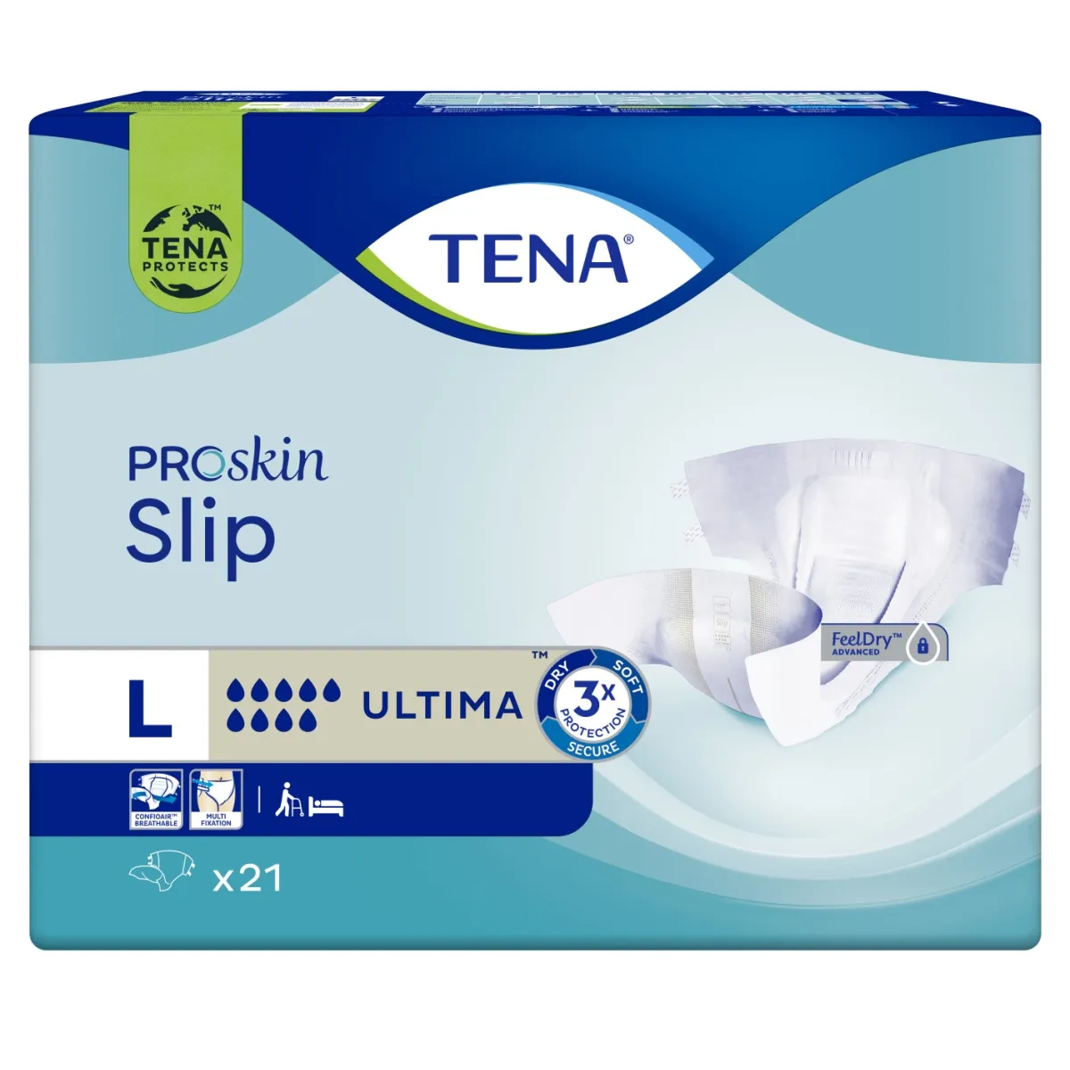 TENA Slip Ultima autiņbikses, L izmērs, 21 gab. - Produkta attēls