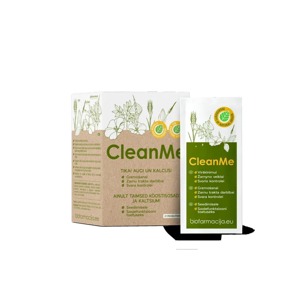 CLEAN ME pulveris, 20 gab - Produkta attēls