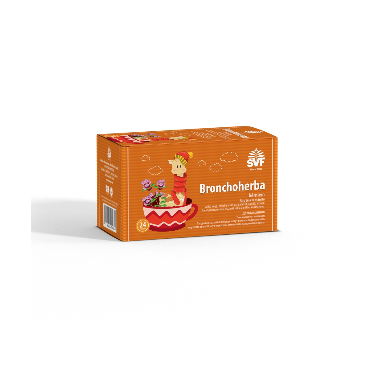 TĒJA BRONCHOHERBA BĒRNIEM 1.5G N24 (LIET) - Produkta attēls