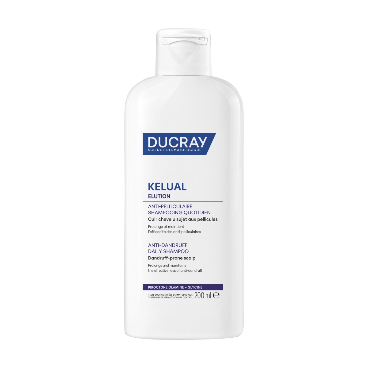DUCRAY Elution mitrinošs, balansējošs šampūns, 200ml - Produkta attēls