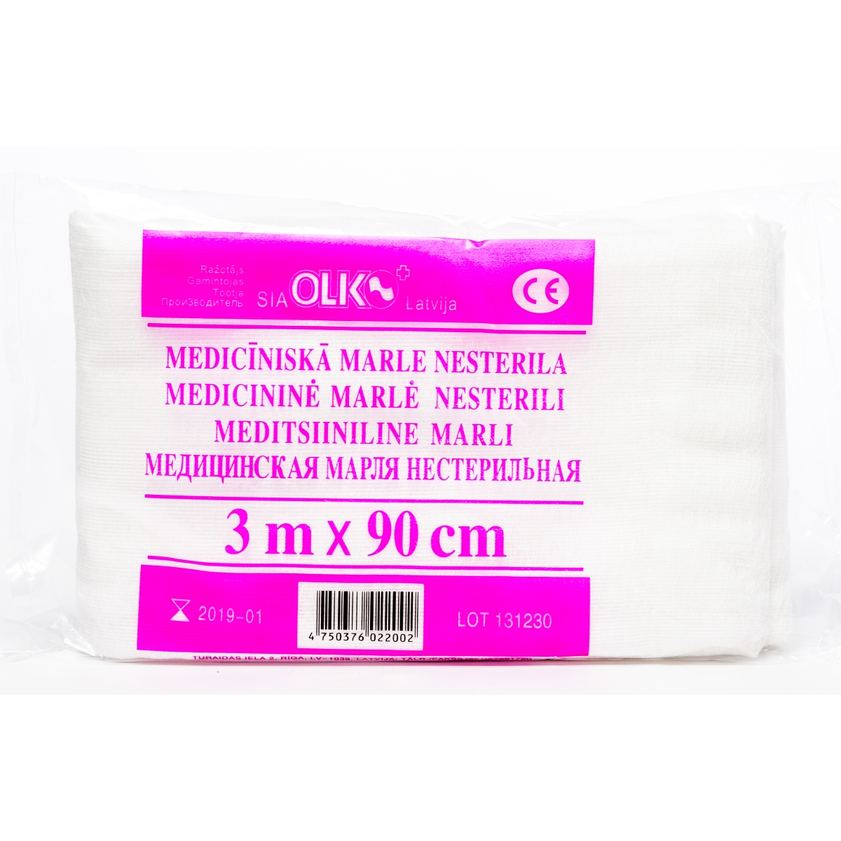 MARLE MEDICĪNISKĀ 3Mx90CM (OLKO) - Produkta attēls