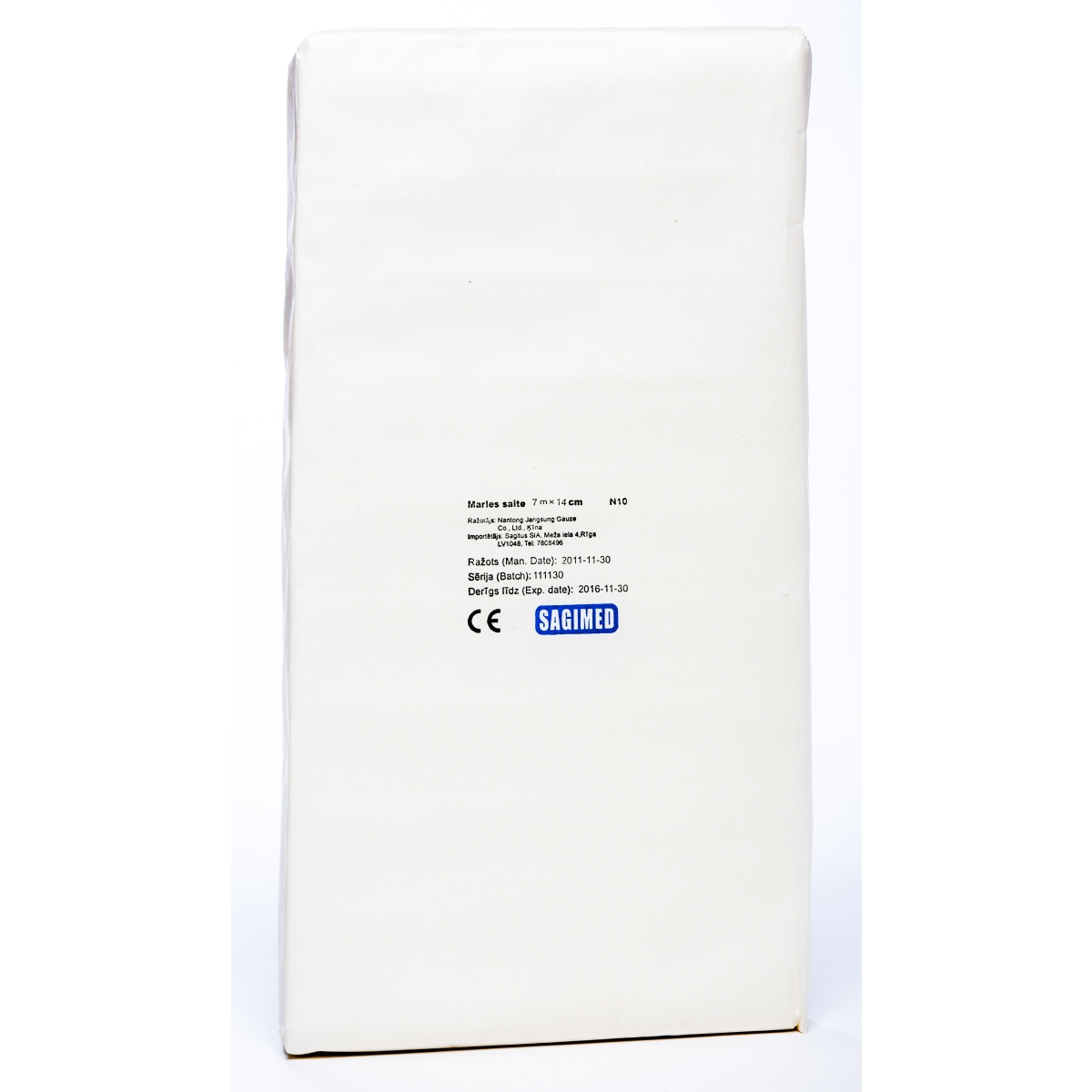 SAITE MARLES NESTERILA 7Mx14CM N10 (ĶĪNA) - Produkta attēls