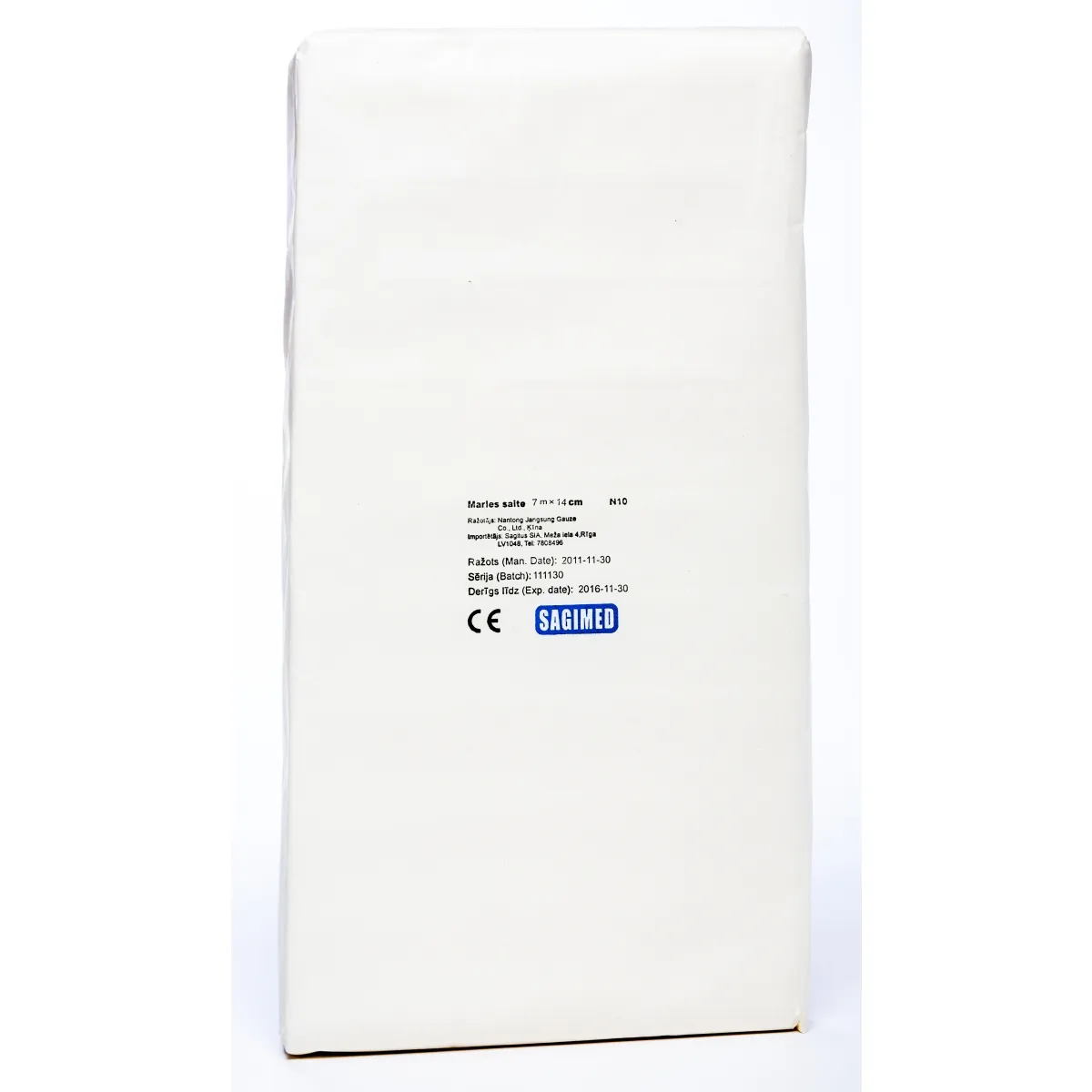 SAITE MARLES NESTERILA 7Mx14CM N10 (ĶĪNA) - Produkta attēls
