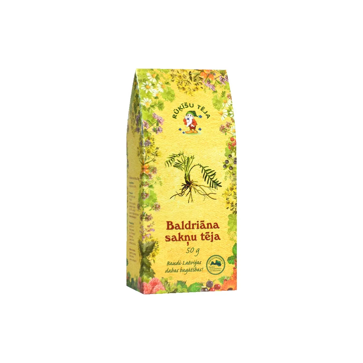RŪĶĪŠU TĒJA baldriāna sakņu, 50 g - Produkta attēls