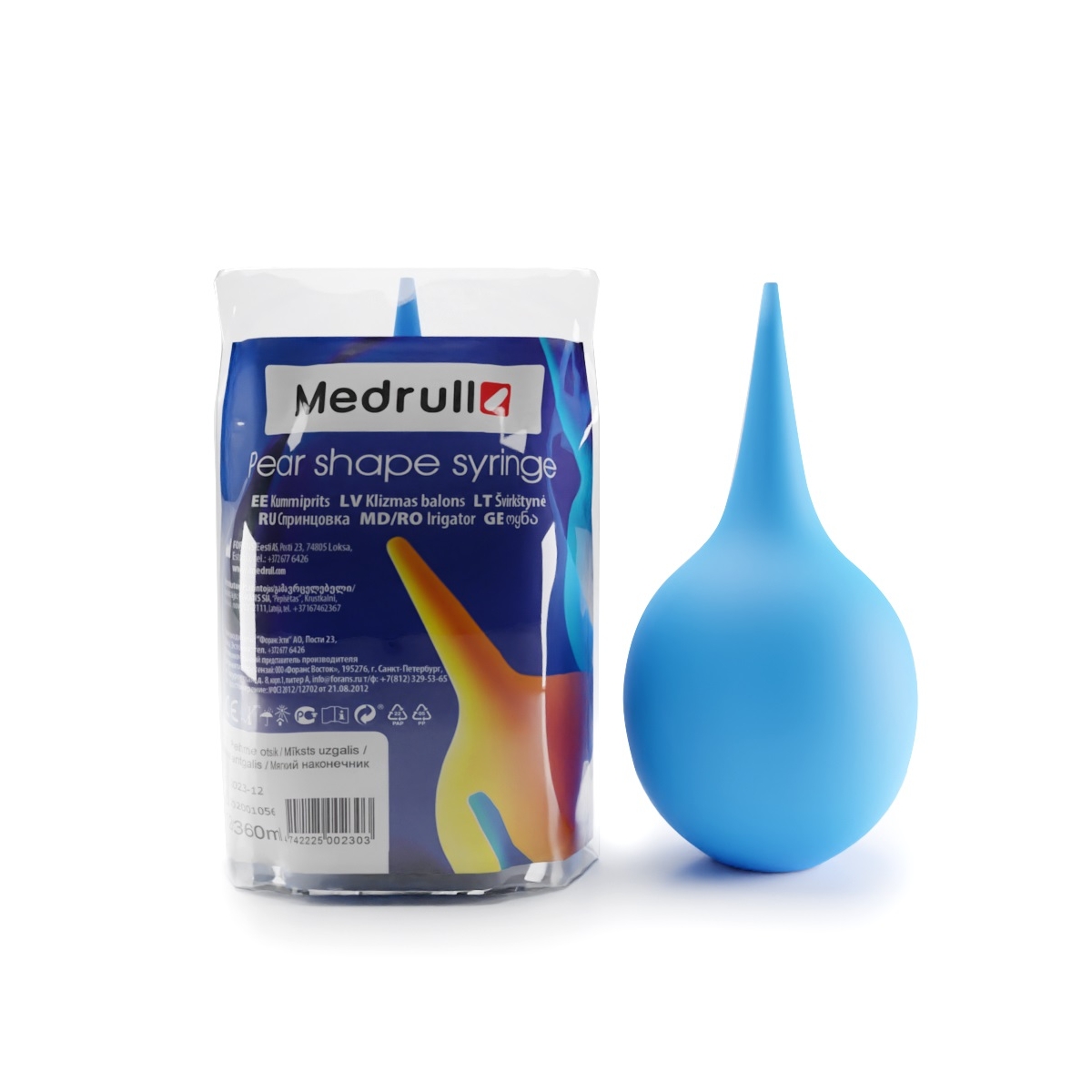 MEDRULL Balons klizmas ar mīkstu uzgali, 12 gab - Produkta attēls