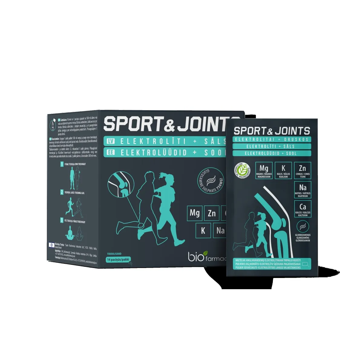 SPORT&JOINTS pulveris, 14 gab. - Produkta attēls