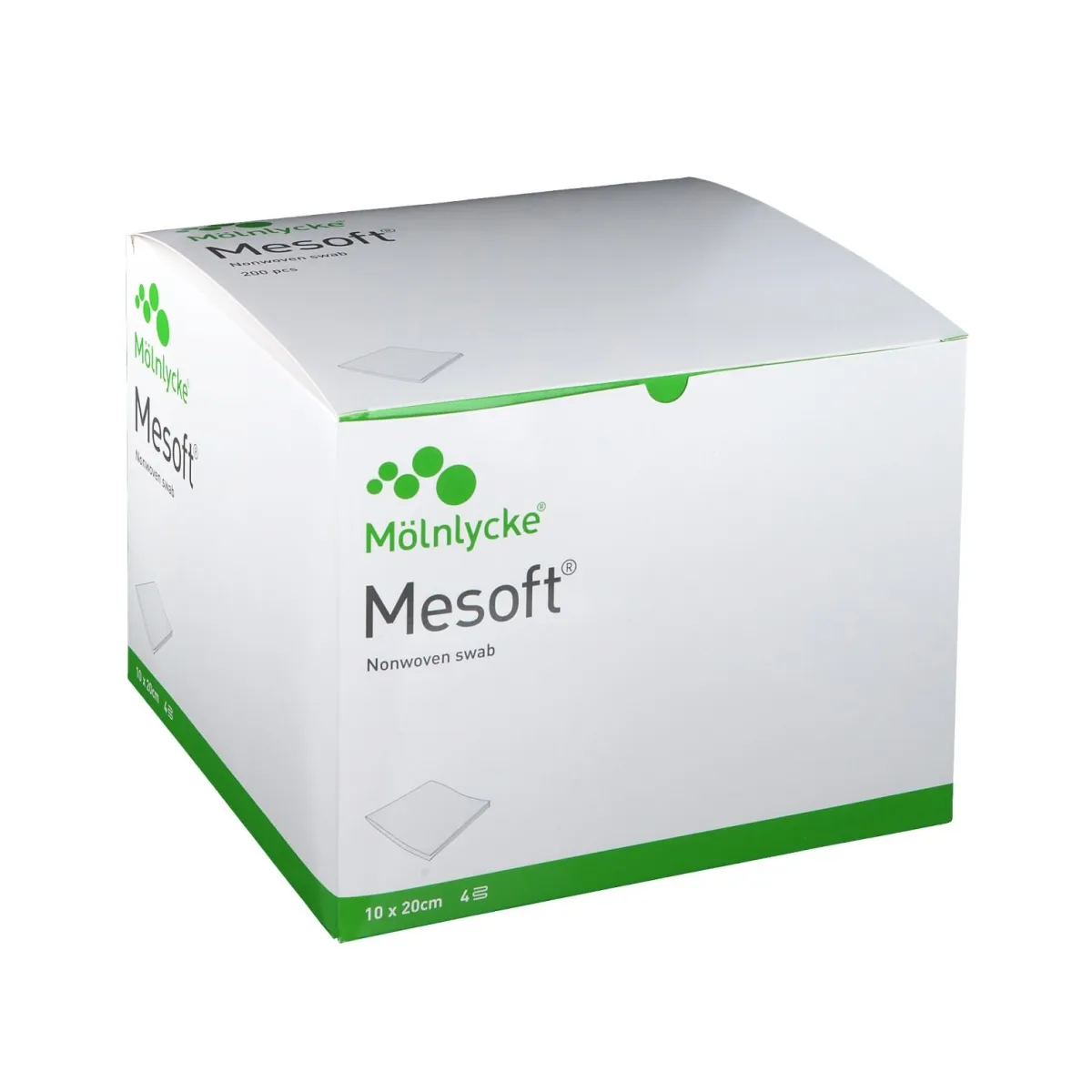 MESOFT SALVETES 10x20cm, sterilas, 120 gab. - Produkta attēls