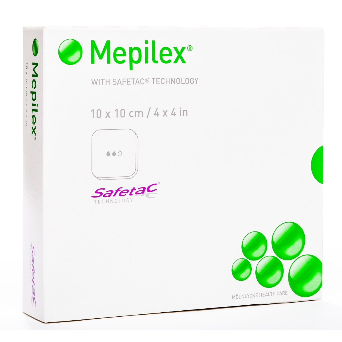 MEPILEX 10 x 10cm, sterils pārsējs, 5 gab. - Produkta attēls