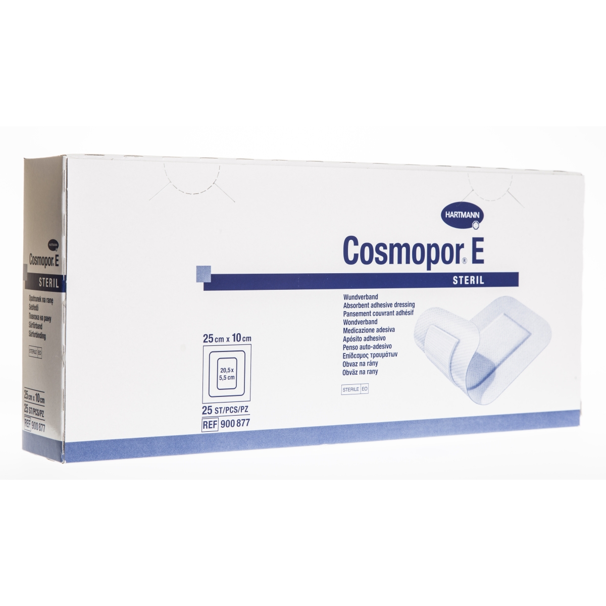 COSMOPOR E plāksteri (25 x 10 cm), 25 gab - Produkta attēls