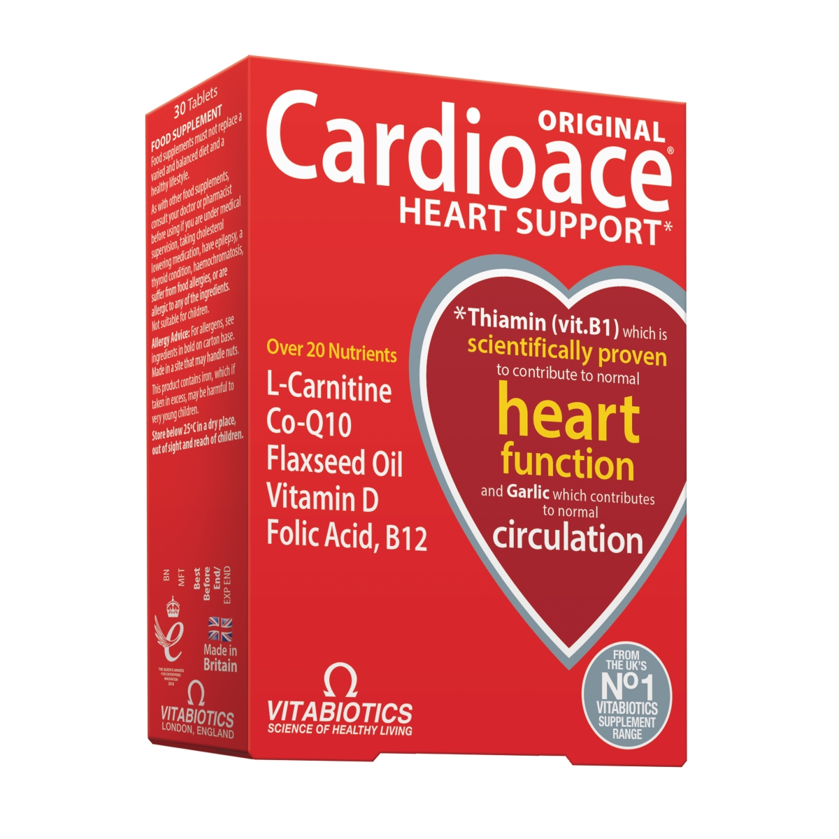 CARDIOACE®,  tabletes, 30 gab. - Produkta attēls