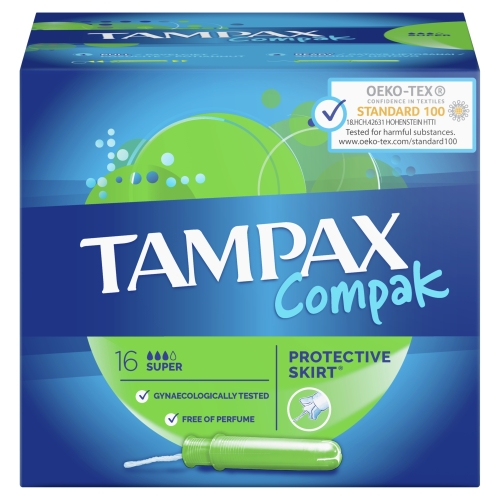 TAMPAX Compak Super tamponi, 16 gab