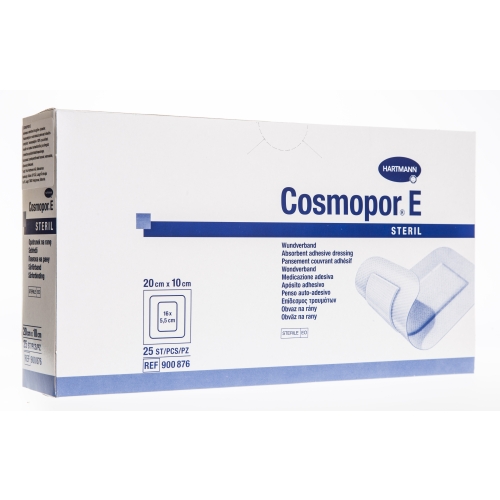 COSMOPOR E plāksteri (20 x 10 cm), 25 gab
