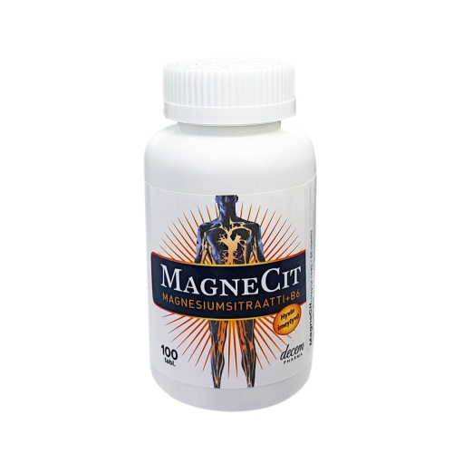 MagneCit magnija citrāts + B6 tbl. N100