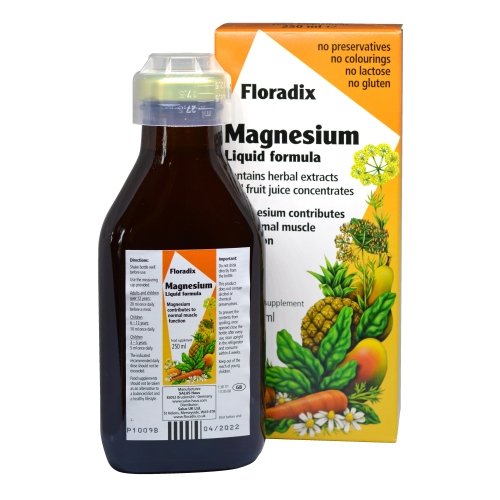 Floradix Magnesium (Magnijs) šķidrā veidā, 250 ml