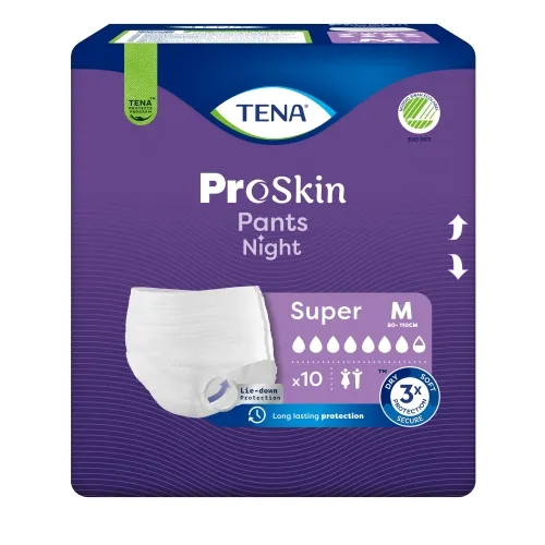 TENA Pants Night Super biksītes M izmērs, 10 gab.