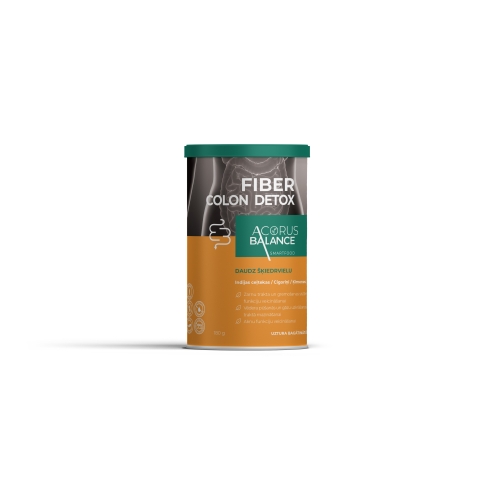 Šķiedrvielas Acorus Balance FIBER COLON DETOX, 180g.