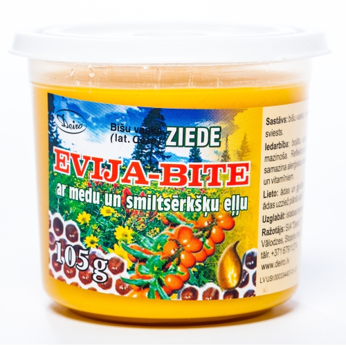 EVIJA-BITE ZIEDE AR MEDU+SMILTSĒRKŠĶU EĻĻU 105G
