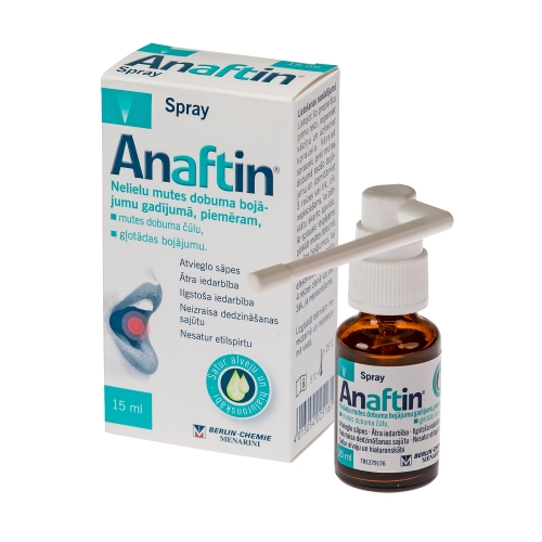 ANAFTIN sprejs, 15 ml