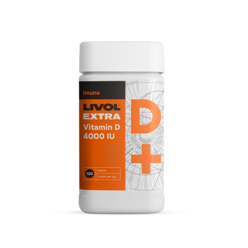 LIVOL EXTRA D vitamīns 4000 IU N120