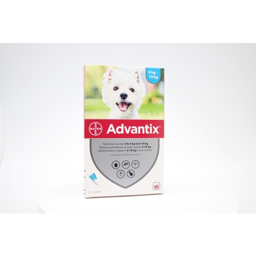 ADVANTIX 100/500MG ŠĶĪD 1ML SUŅIEM 4-10KG N1