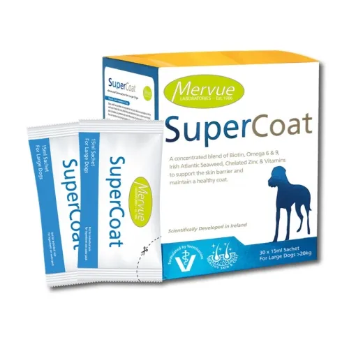 SUPERCOAT LARGE BREED 15ML N30 SUŅIEM (>20KG)