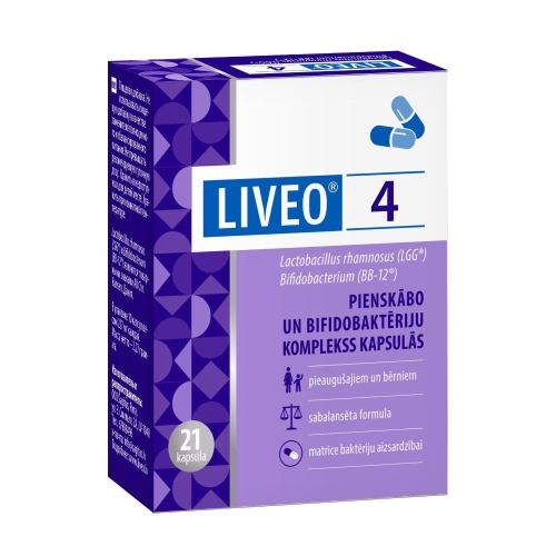 LIVEO 4 kapsulas, 21 gab