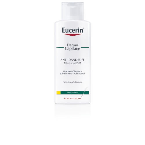 EUCERIN Dermocapillaire pretblaugznu šampūns sausai galvas ādai, 250 m