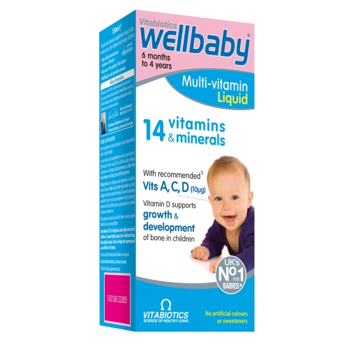 Wellbaby® šķidrums zīdaiņiem un maziem bērniem 150 ml